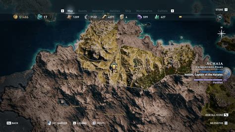 ac odyssey achaia|scavenger's coast in achaia.